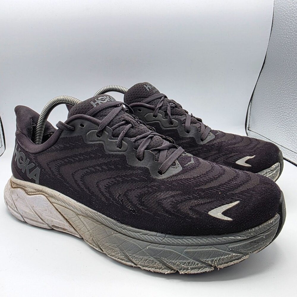 Hoka One One Arahi 6 Mens Size 9.5 D Black Athletic Shoes Running Walking